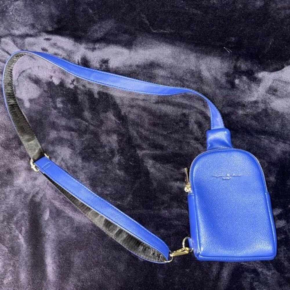 Inicat Women’s‎ Small Cross Body Sling Bag Blue One Shoulder Backpack Purse